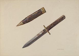 Dagger and Sheath, c. 1941.