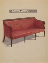 Sofa (Sheraton), 1935/1942.