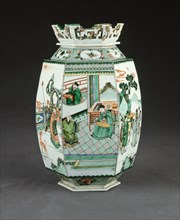 Hexagonal Lantern, Kangxi period, 1662/1722.