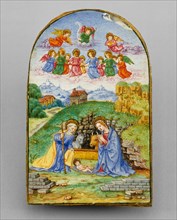 Pax with a Miniature of the Nativity, c. 1480 (pax frame); c. 1850/1875 (miniature).