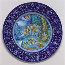 Plate with Alexander and Diogenes, 1524.