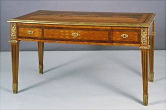 Writing Table with Mechanical Fittings (table mécanique or schreibtisch), partly c. 1779, partly 19th century.
