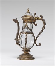 Ewer and Cover, 14th century (crystal); c. 1600 (mounts); before 1905 (spout).