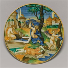 Plate with Pyramus and Thisbe, 1536.