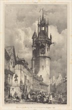 Tour du gros-horloge, Evreux, 1824.
