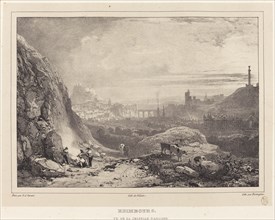 Edinburgh seen from St Anthony's Chapel, 1826.