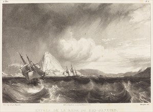 Entree de la rade de Rio-Janeiro, 1827.
