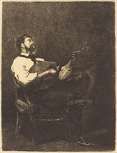 Guitar Player (Joueur de Guitare), 1861.