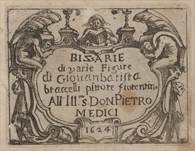 Title Page for "Bizzarie di varie Figure", 1624.