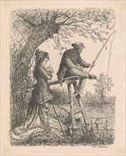 Fishing, c. 1880.