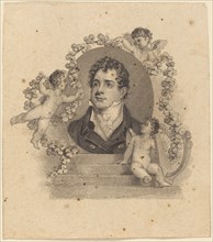 Portrait of a Young Gentleman Surrounded by Cupids; Lord Byron?, 19th century.