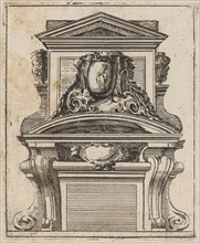 Architectural Motif with a Figure, c. 1690.