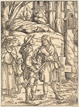 Pilgrims at a Wayside Shrine, 1508.