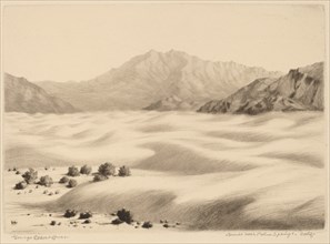 Dunes near Palm Springs, California (no.2), c. 1934.
