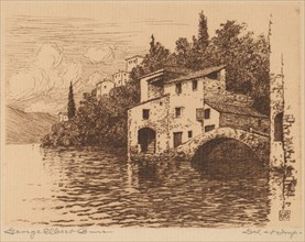 On Lake Como, c. 1910.