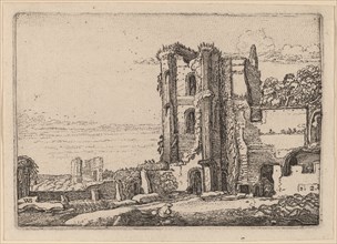 Ruined Tower Right of Center, 1621.