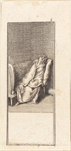Girl Sleeping on Settee, 1784.
