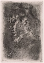 Portrait of a Young Woman in Profile, c. 1884.