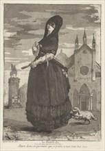 Le Zendale (Woman in a Hood, or the Woman Returning from Church), 1775.