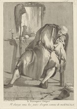 Le Perruquier fatigué (The Tired Wig-Maker), 1775.