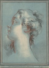Head of a Young Woman Facing Left, c. 1774.