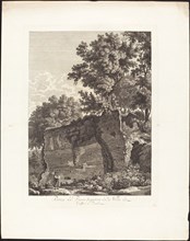 Rovine del Piano superiore della Villa di Cassio a Tivoli, 1794.