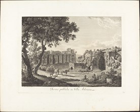 Terme publiche in villa Adriana, 1794.