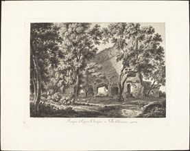 Tempio di Giove Olimpico in Villa Adriana, 1795.