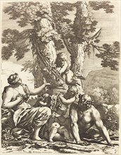 Bacchanal with Seated Bacchante, 1650s.