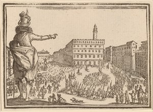 Piazza della Signoria, Florence, 1621.