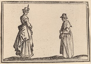 Two Women in Profile, 1621.