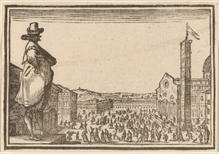 Piazza del Duomo, Florence, 1621.