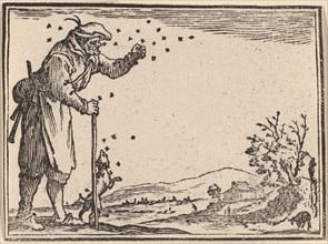 Peasant Attacked by Bees, 1621.