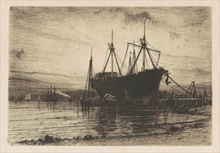 Sunset?Gowanus Bay, 1880.