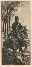 Artillery Soldier on Horseback (Soldato di artiglieria a cavallo), 1888/1890.