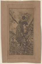 Gathering Leaves (Raccoglitrice di foglie), c. 1887.