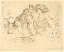 At the Gambling Table (second plate), 1909.