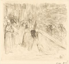 Christ Carrying the Cross (fifth plate), c. 1910.