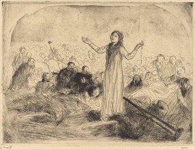 Lourdes, the Miracle (second plate), 1912/1913.