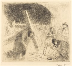 Christ Carrying the Cross (seventh plate), c. 1910.