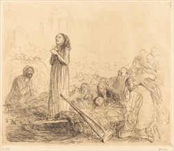 Lourdes, the Miracle (first plate), 1912/1913.
