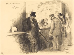 At the Bailiff's, c. 1891.