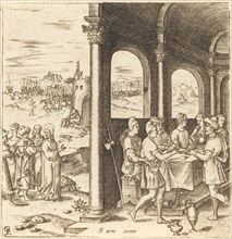 Christ Journeying to the House of a Pharisee, probably c. 1576/1580.