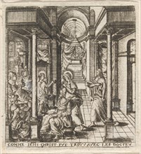 Mary and Joseph Find the Boy Jesus in the Temple with the Doctors, probably c. 1576/1580.