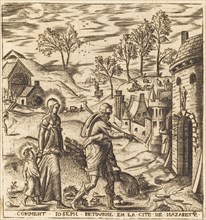Joseph, Mary and Jesus Returning to Nazareth, probably c. 1576/1580.