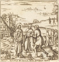 Christ Bids Two Disciples of John the Baptist to Follow Him, probably c. 1576/1580.
