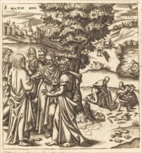 Christ Telling His Disciples of the Parable of the Dragnet, probably c. 1576/1580.