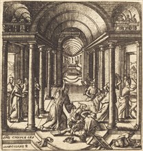 Christ Driving the Money Changers from the Temple, probably c. 1576/1580.