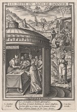 Les Feste du mois de Janvier (January: the Circumcision), 1603.