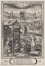 Les Festes du mois de Decembre (December: The Nativity), 1603.